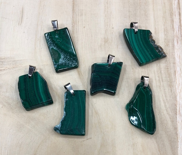 Colgante malaquita Natural